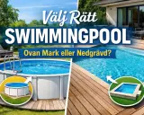 Välj rätt swimmingpool: en ovan mark eller en nedgrävd, djup pool.